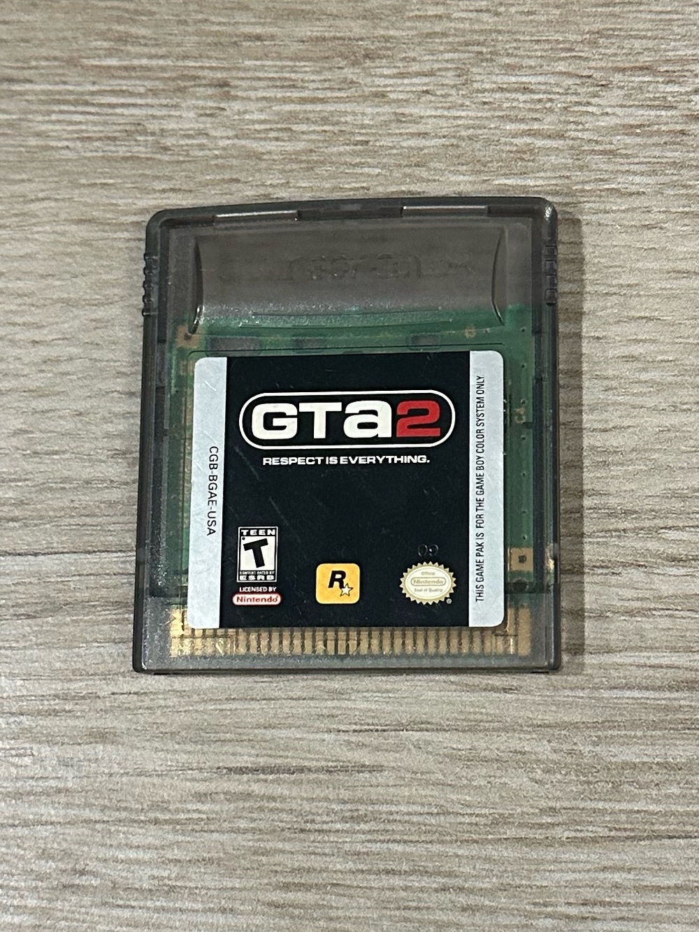 VTG 1998 Nintendo Gameboy Color “Grand Theft Auto 2 (GTA 2)” Video Game